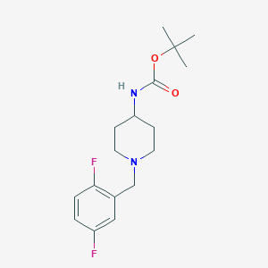 molecular formula C17H24F2N2O2 B3027442 tert-Butyl 1-(2,5-difluorobenzyl)piperidin-4-ylcarbamate CAS No. 1286274-90-5