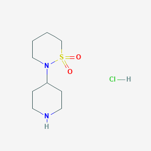 molecular formula C9H19ClN2O2S B3027450 N-(Piperidine-4-yl)-1,4-butanesultam hydrochloride CAS No. 1286275-44-2