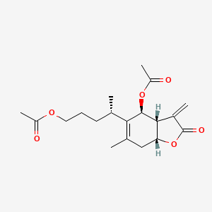 molecular formula C19H26O6 B3027459 Britannilactone diacetate CAS No. 1286694-67-4