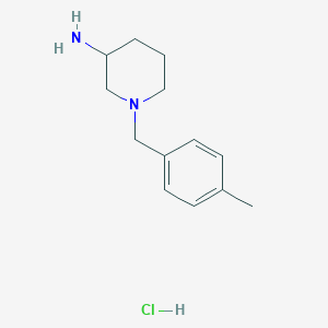 B3027474 1-(4-Methylbenzyl)piperidin-3-amine hydrochloride CAS No. 1289386-55-5