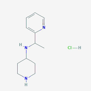 B3027490 N-(1-(Pyridin-2-yl)ethyl)piperidin-4-amine hydrochloride CAS No. 1289388-34-6