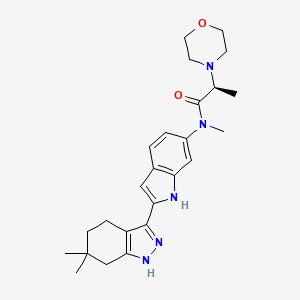 molecular formula C25H33N5O2 B3027517 ITK inhibitor 2 