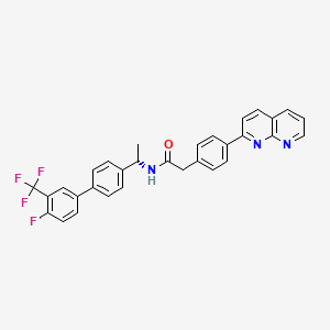 molecular formula C31H23F4N3O B3027526 hGPR91 antagonist 1 