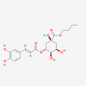 molecular formula C20H26O9 B3027543 Chlorogenic acid butyl ester CAS No. 132741-56-1