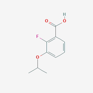molecular formula C10H11FO3 B3027593 2-Fluoro-3-isopropoxybenzoic acid CAS No. 1346608-65-8