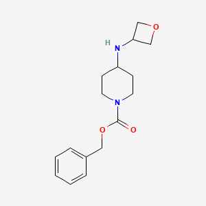 molecular formula C16H22N2O3 B3027611 Benzyl 4-(oxetan-3-ylamino)piperidine-1-carboxylate CAS No. 1349716-51-3