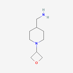 molecular formula C9H18N2O B3027613 [1-(Oxetan-3-yl)piperidin-4-yl]methanamine CAS No. 1349717-14-1