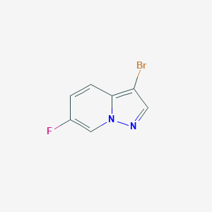 B3027622 3-Bromo-6-fluoropyrazolo[1,5-a]pyridine CAS No. 1352625-30-9