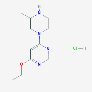 4-Ethoxy-6-(3-methylpiperazin-1-yl)pyrimidine hydrochloride