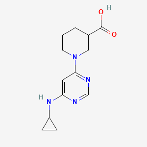 1-(6-(Cyclopropylamino)pyrimidin-4-yl)piperidine-3-carboxylic acid