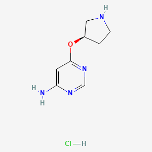 (R)-6-(Pyrrolidin-3-yloxy)pyrimidin-4-amine hydrochloride