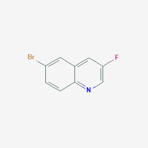 molecular formula C9H5BrFN B3027693 6-Bromo-3-fluoroquinoline CAS No. 1355583-13-9