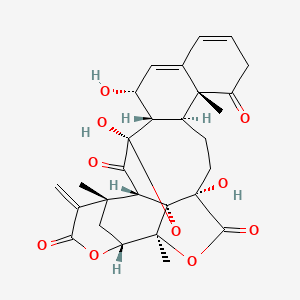 molecular formula C28H30O10 B3027709 Isophysalin A 
