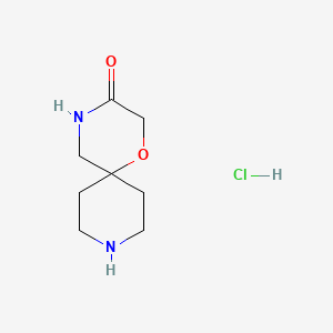 molecular formula C8H15ClN2O2 B3027827 1-Oxa-4,9-diazaspiro[5.5]undecan-3-one hydrochloride CAS No. 1402232-51-2