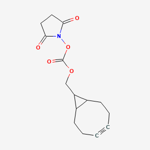 molecular formula C15H17NO5 B3027895 endo-BCN-NHS carbonate CAS No. 1426827-79-3