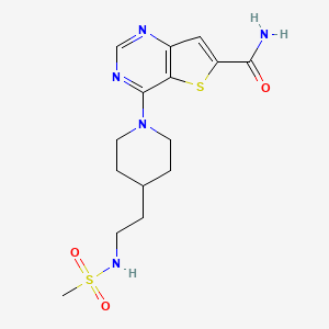 molecular formula C15H21N5O3S2 B3027907 SIRT-IN-2 