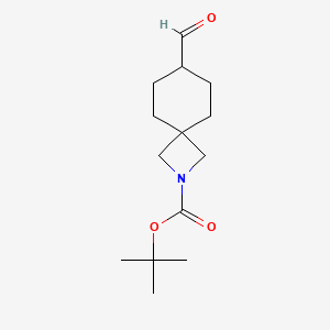 molecular formula C14H23NO3 B3027915 tert-Butyl 7-formyl-2-azaspiro[3.5]nonane-2-carboxylate CAS No. 1434142-21-8