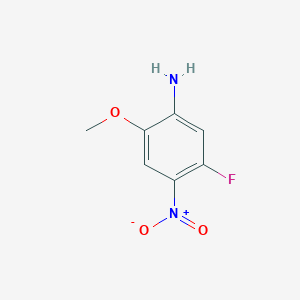 molecular formula C7H7FN2O3 B3027916 5-Fluoro-2-methoxy-4-nitroaniline CAS No. 1435806-78-2
