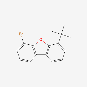 molecular formula C16H15BrO B3027923 4-Bromo-6-(tert-butyl)dibenzo[b,d]furan CAS No. 1438391-33-3