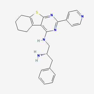 molecular formula C24H25N5S B3027924 CRT0066854 