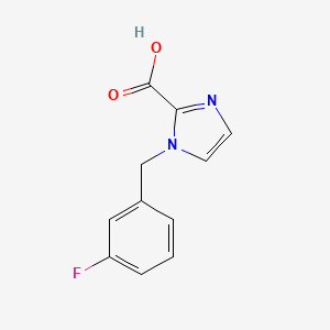molecular formula C11H9FN2O2 B3027935 1-(3-Fluorobenzyl)-1H-imidazole-2-carboxylic acid CAS No. 1439897-61-6