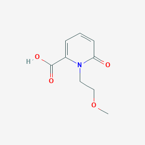 molecular formula C9H11NO4 B3027955 1-(2-Methoxyethyl)-6-oxo-1,6-dihydropyridine-2-carboxylic acid CAS No. 1439900-64-7