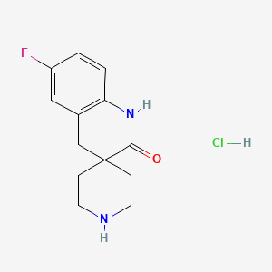 6'-Fluoro-2',4'-dihydro-1'H-spiro[piperidine-4,3'-quinoline]-2'-one hydrochlorid