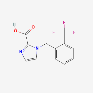 1-[2-(Trifluoromethyl)benzyl]-1H-imidazole-2-carboxylic acid