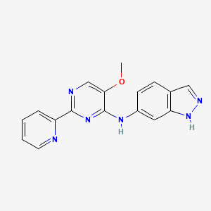 N-(5-Methoxy-2-(pyridin-2-YL)pyrimidin-4-YL)-1H-indazol-6-amine