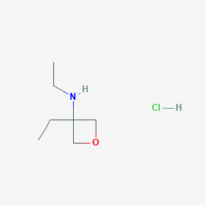 molecular formula C7H16ClNO B3027997 N,3-Diethyloxetan-3-amine hydrochloride CAS No. 1448854-88-3