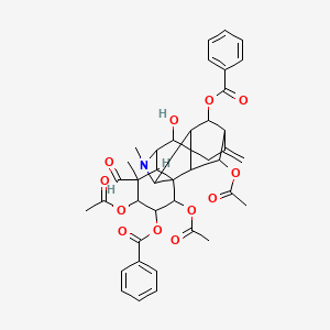 molecular formula C41H43NO12 B3028012 Delgrandine 