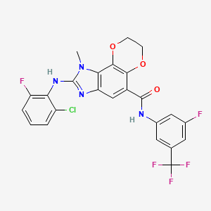 molecular formula C24H16ClF5N4O3 B3028025 mPGES1-IN-3 