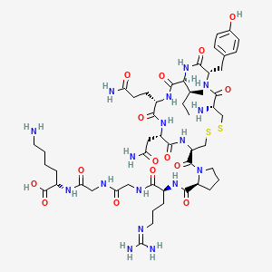 molecular formula C51H81N17O15S2 B3028034 Hydrin 1' CAS No. 148440-73-7