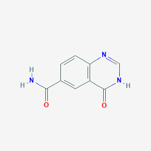 molecular formula C9H7N3O2 B3028041 4-Oxo-1,4-dihydroquinazoline-6-carboxamide CAS No. 150454-06-1