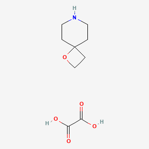 molecular formula C9H15NO5 B3028059 1-oxa-7-azaspiro[3.5]nonane;oxalic acid CAS No. 1523617-84-6