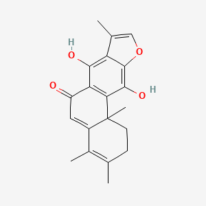 molecular formula C20H20O4 B3028084 Ajuforrestin A CAS No. 157110-18-4