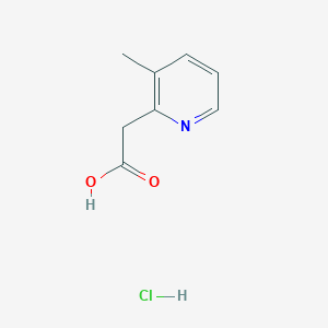 molecular formula C8H10ClNO2 B3028104 2-(3-Methylpyridin-2-yl)acetic acid hydrochloride CAS No. 1609395-45-0