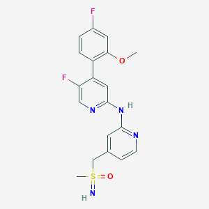 molecular formula C19H18F2N4O2S B3028113 Enitociclib CAS No. 1610358-53-6