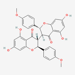 molecular formula C32H26O10 B3028124 Chamaejasmenin A 