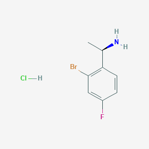 (R)-1-(2-Bromo-4-fluorophenyl)ethanamine hydrochloride