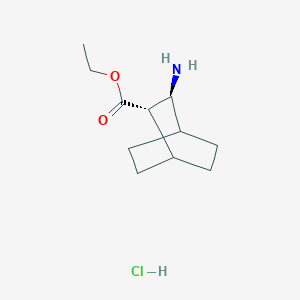 (2S,3S)-Ethyl 3-aminobicyclo[2.2.2]octane-2-carboxylate hydrochloride