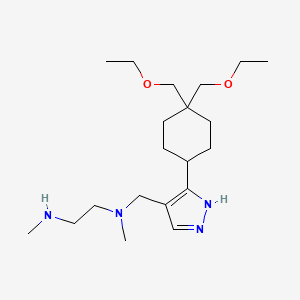 molecular formula C20H38N4O2 B3028135 GSK3368715 
