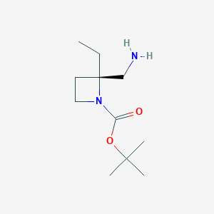 tert-butyl (2S)-2-(aminomethyl)-2-ethylazetidine-1-carboxylate