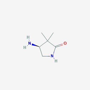 (S)-4-Amino-3,3-dimethylpyrrolidin-2-one