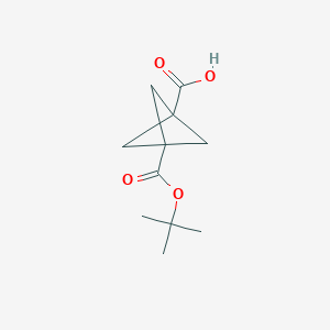 3-(tert-Butoxycarbonyl)bicyclo[1.1.1]pentane-1-carboxylic acid