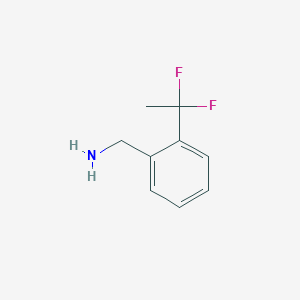 molecular formula C9H11F2N B3028158 2-(1,1-Difluoroethyl)benzylamine CAS No. 1638767-86-8