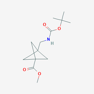 Methyl 3-(((tert-butoxycarbonyl)amino)methyl)bicyclo[1.1.1]pentane-1-carboxylate