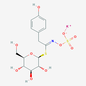molecular formula C14H18KNO10S2 B3028166 Sinalbin potassium salt CAS No. 16411-05-5
