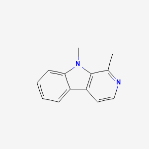 molecular formula C13H12N2 B3028172 N9-Methylharman 