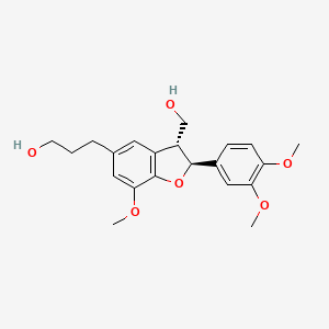 molecular formula C21H26O6 B3028176 3,4-O-dimethylcedrusin CAS No. 166021-14-3